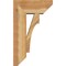 Ekena Millwork Westlake Slat Rough Sawn Bracket w/ Offset Brace, Western Red Cedar, 8"W x 18"D x 30"H BKT0806X18X30WTL06RWR - alternate 2